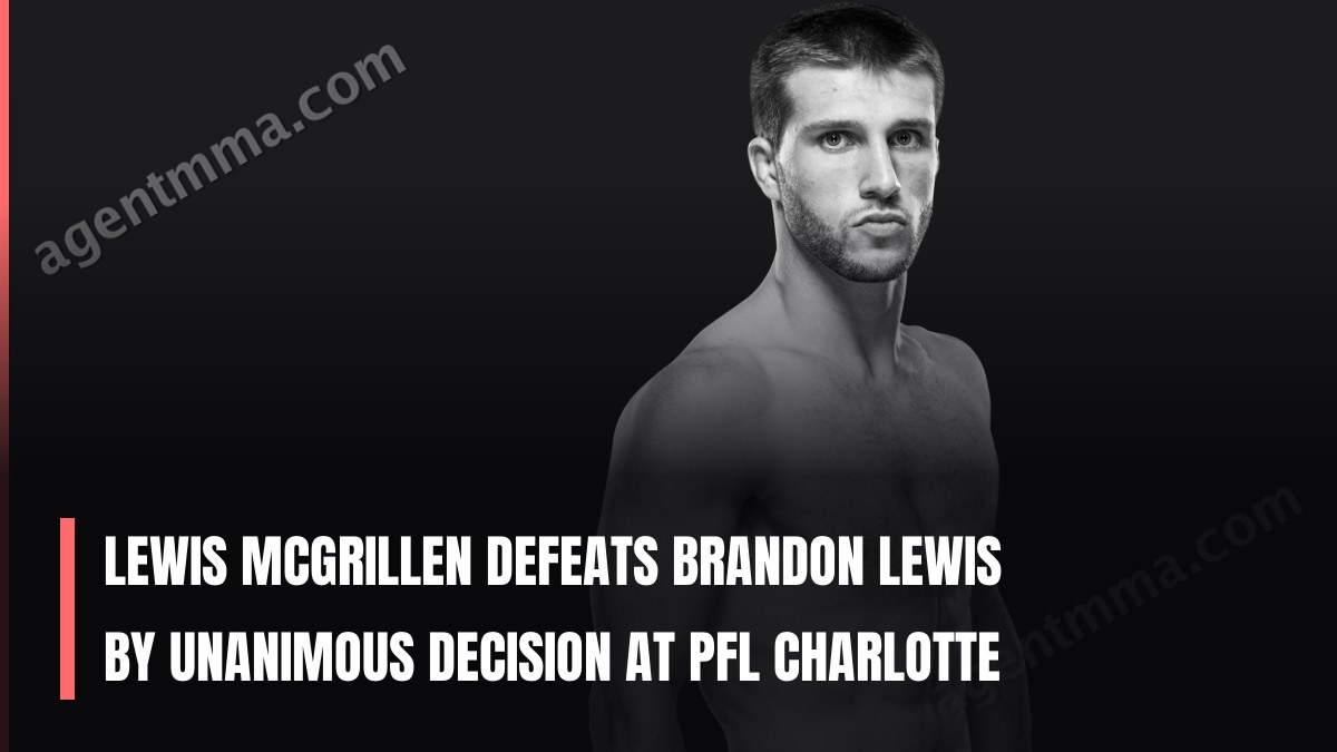 Lewis McGrillen Defeats Brandon Lewis by Unanimous Decision at PFL Charlotte
