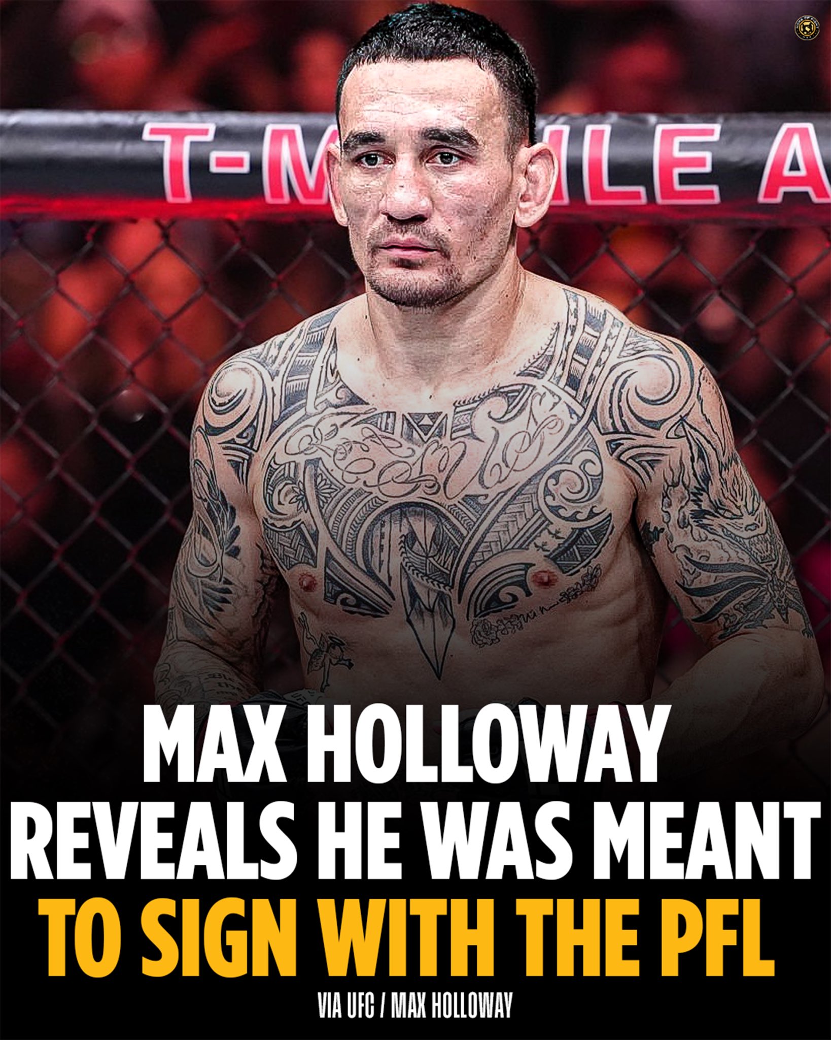 Max Holloway Reveals He Nearly Signed With PFL Before UFC Debut
