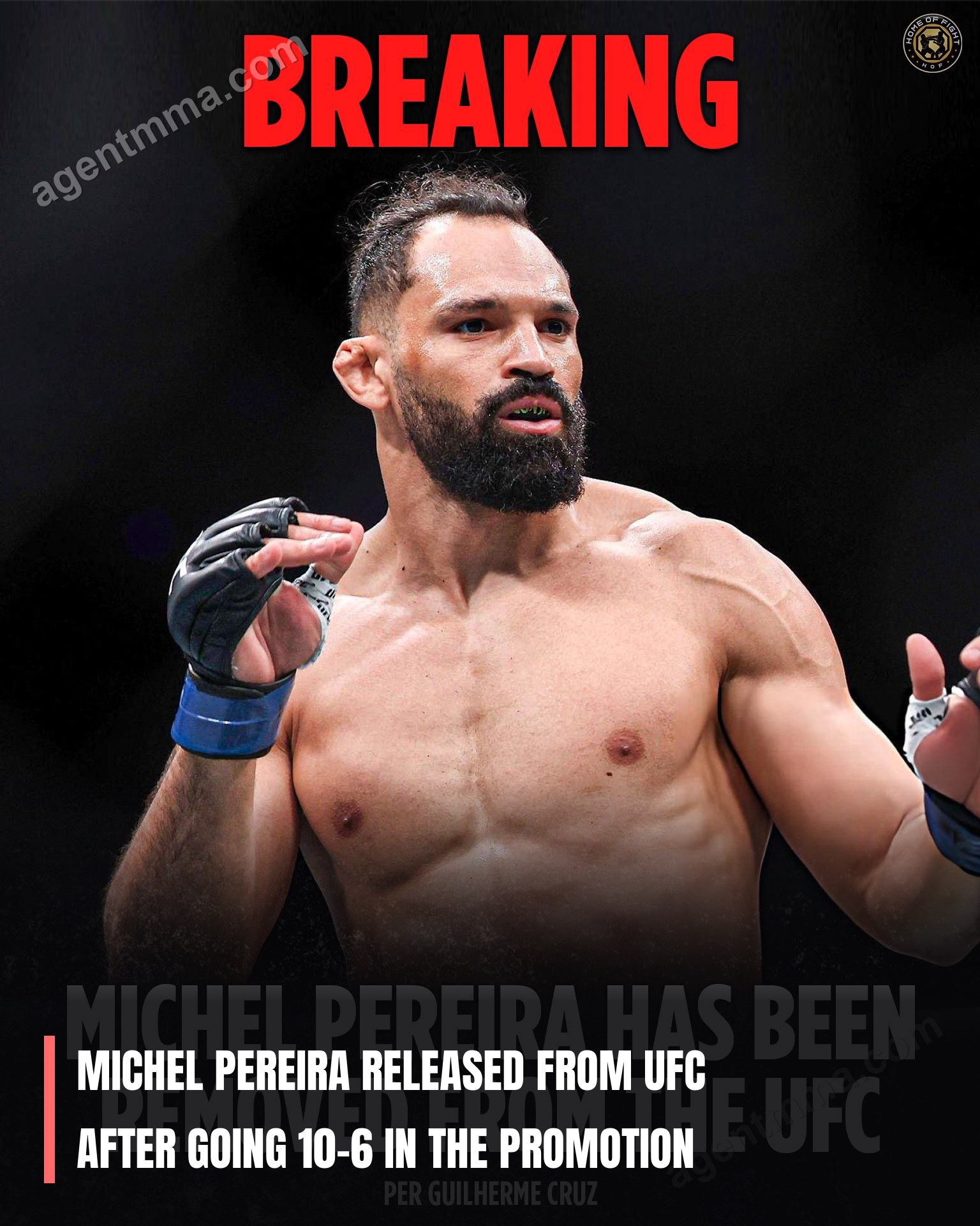 Michel Pereira es liberado de UFC después de un récord de 10-6 en la promoción