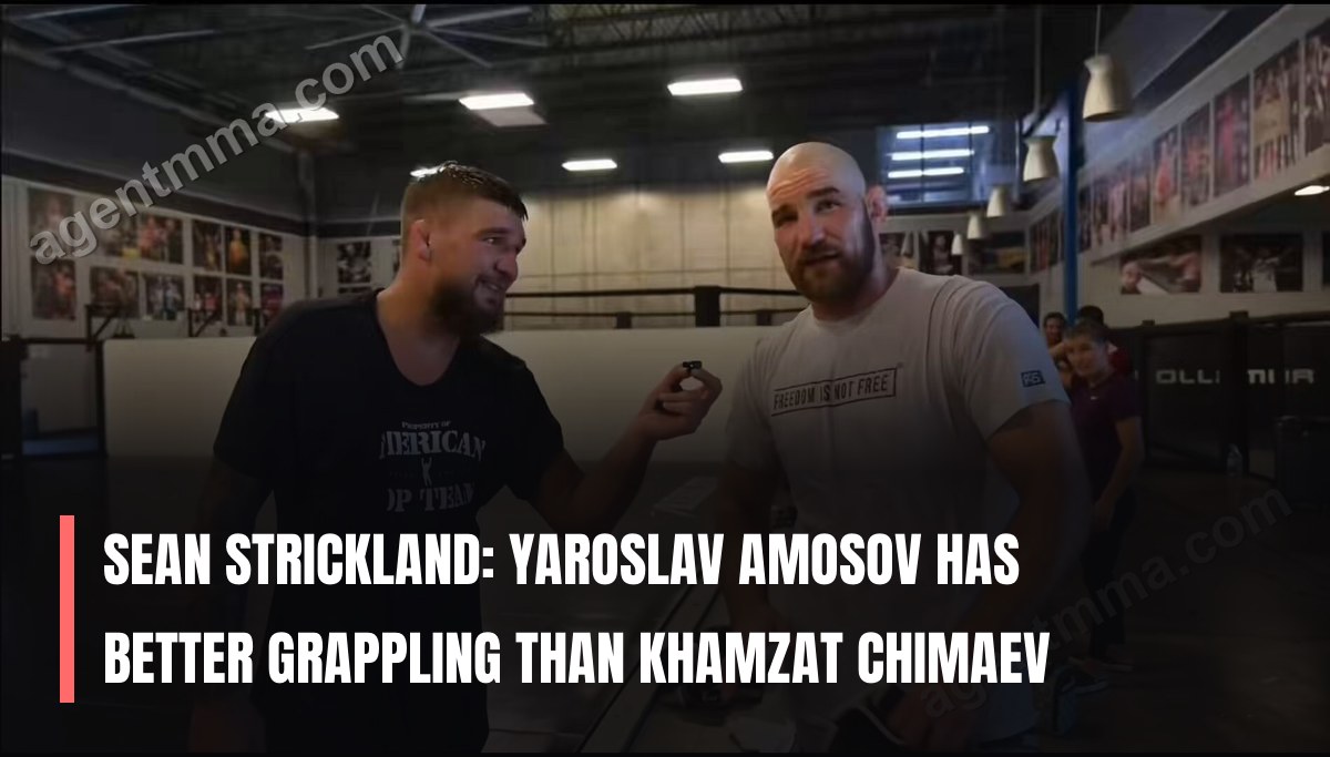 Sean Strickland: Yaroslav Amosov tiene mejor lucha que Khamzat Chimaev