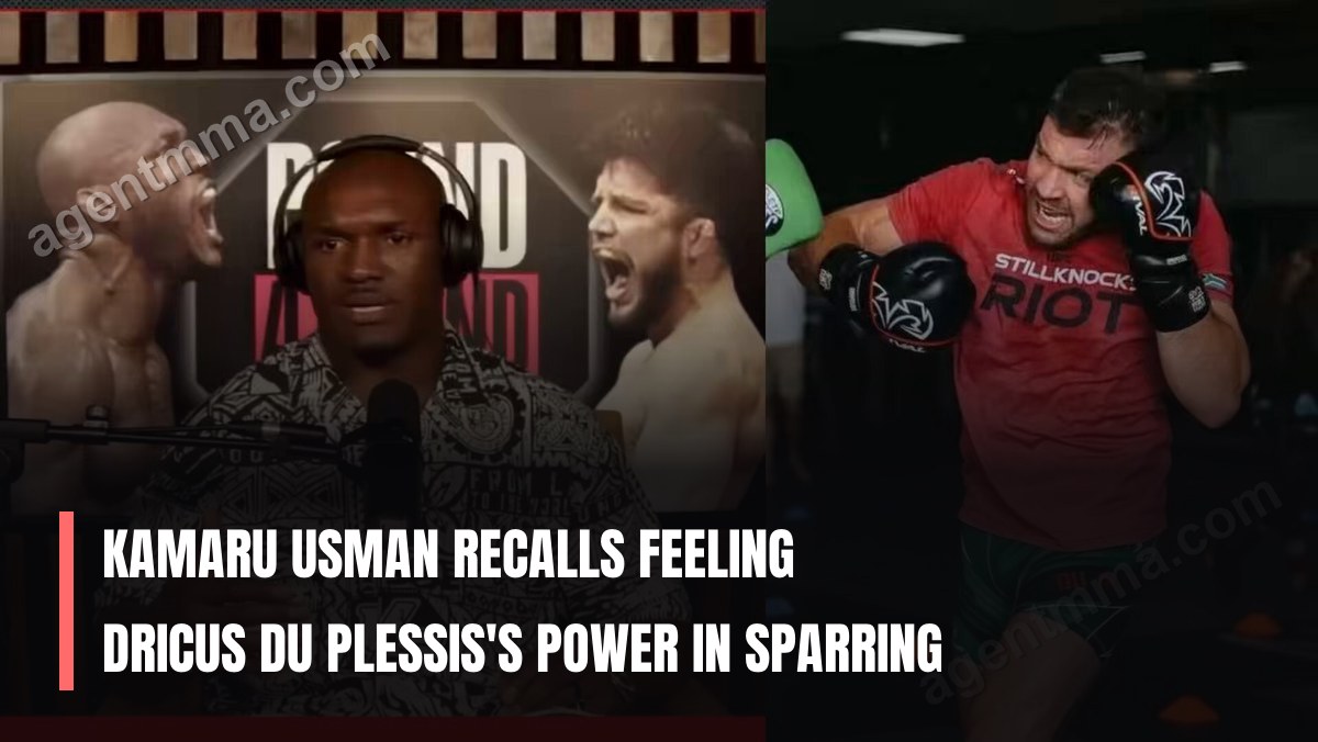 Kamaru Usman recuerda haber sentido el poder de Dricus Du Plessis en sparring