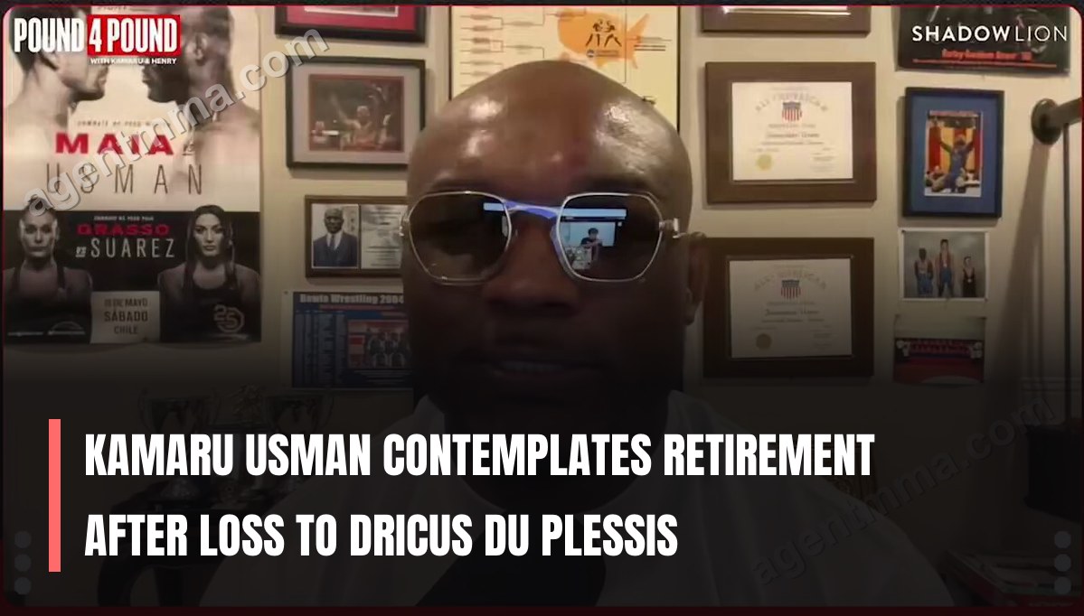 Kamaru Usman Contemplates Retirement After Loss to Dricus Du Plessis