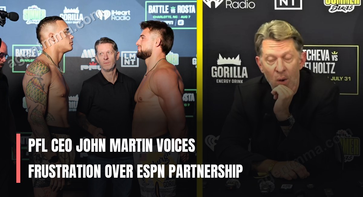 PFL CEO John Martin Voices Frustration Over ESPN Partnership