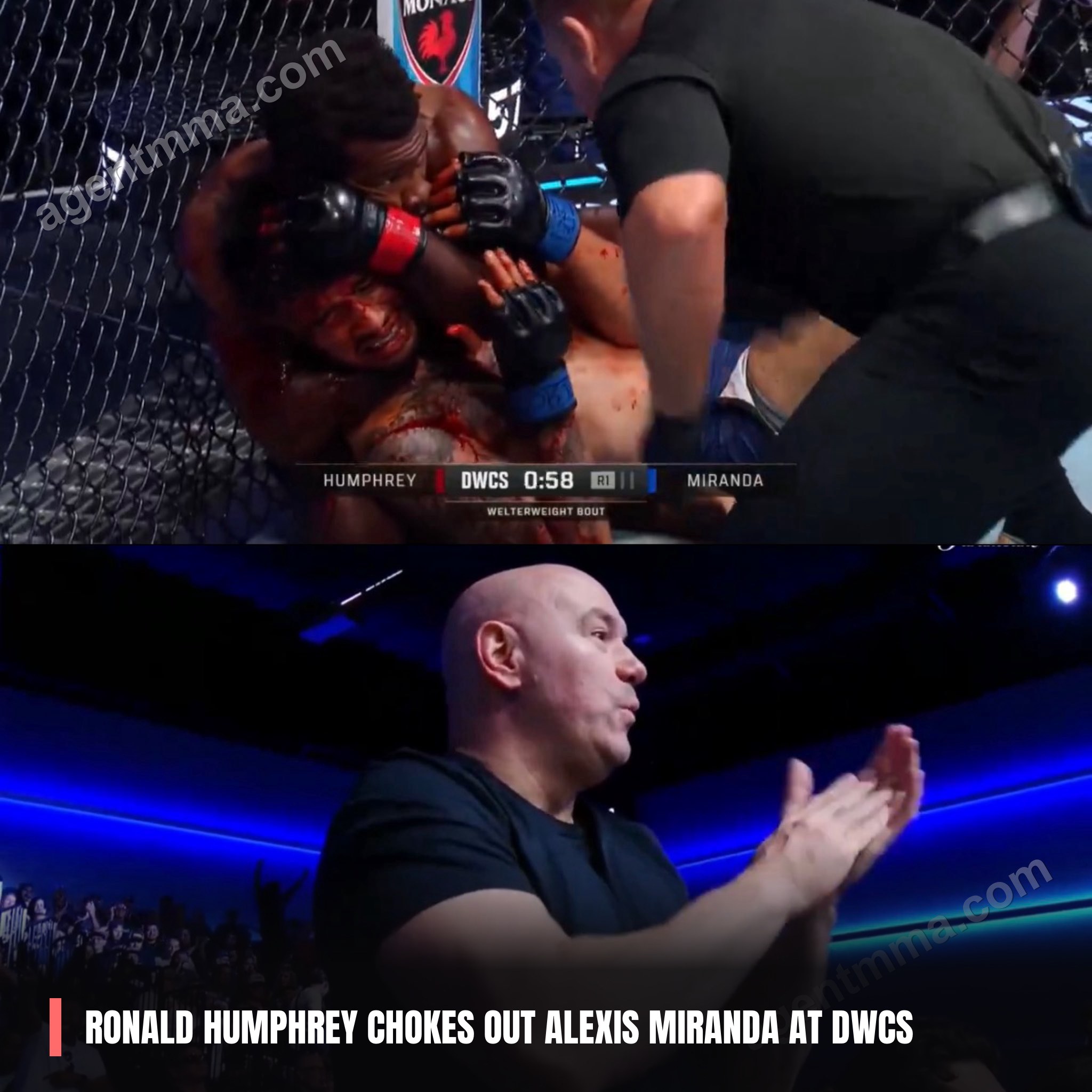 Ronald Humphrey sufoca Alexis Miranda na DWCS