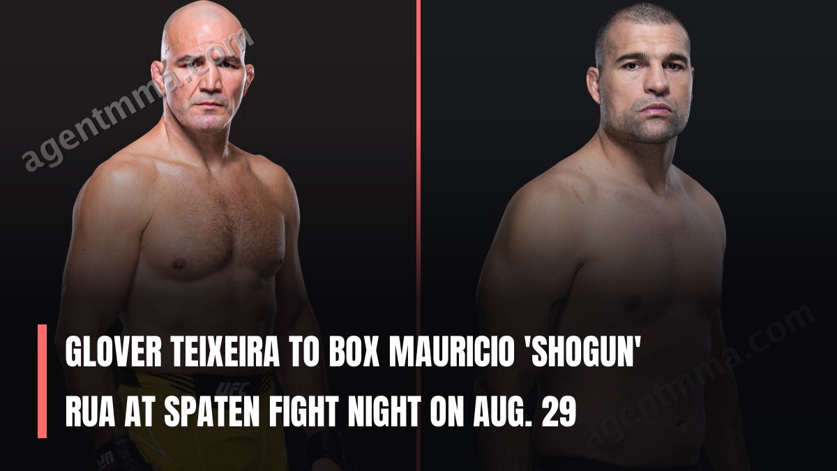 Glover Teixeira to box Mauricio 'Shogun' Rua at Spaten Fight Night on Aug. 29