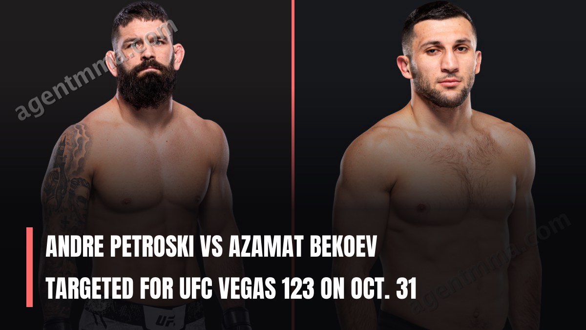 Andre Petroski vs Azamat Bekoev Targeted for UFC Vegas 123 on Oct. 31