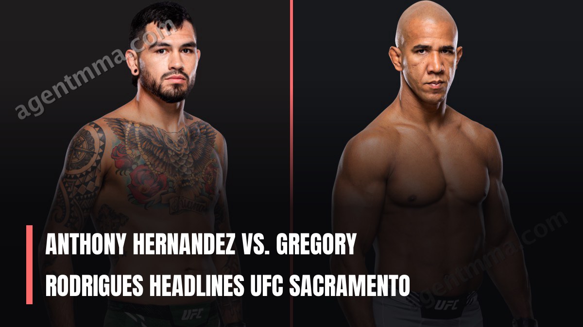 Anthony Hernandez vs. Gregory Rodrigues headlines UFC Sacramento