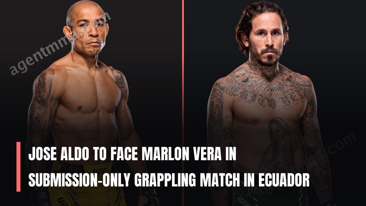Jose Aldo to face Marlon Vera in submission-only grappling match in Ecuador