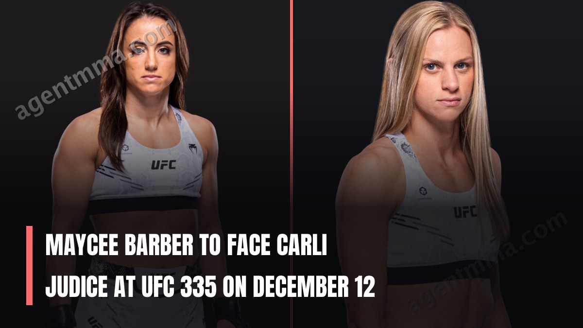 Maycee Barber affrontera Carli Judice à l'UFC 335 le 12 décembre