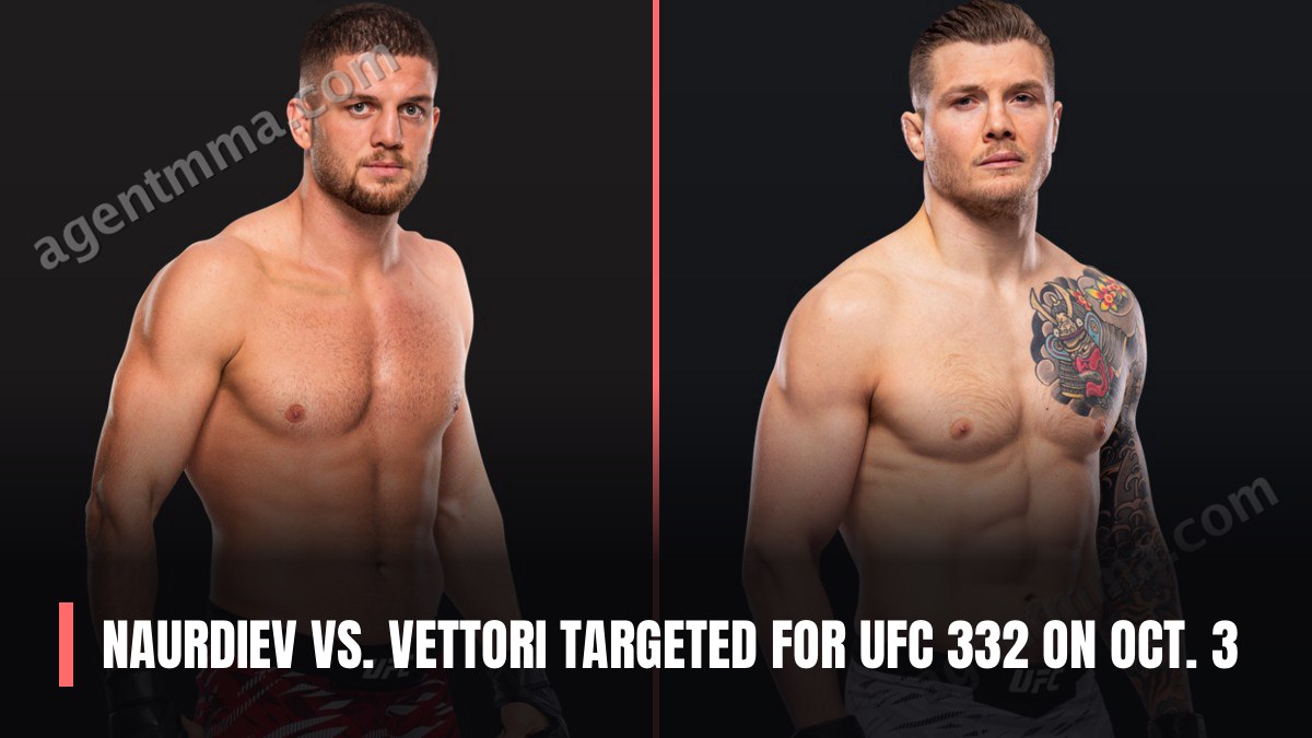 Naurdiev vs. Vettori Targeted for UFC 332 on Oct. 3