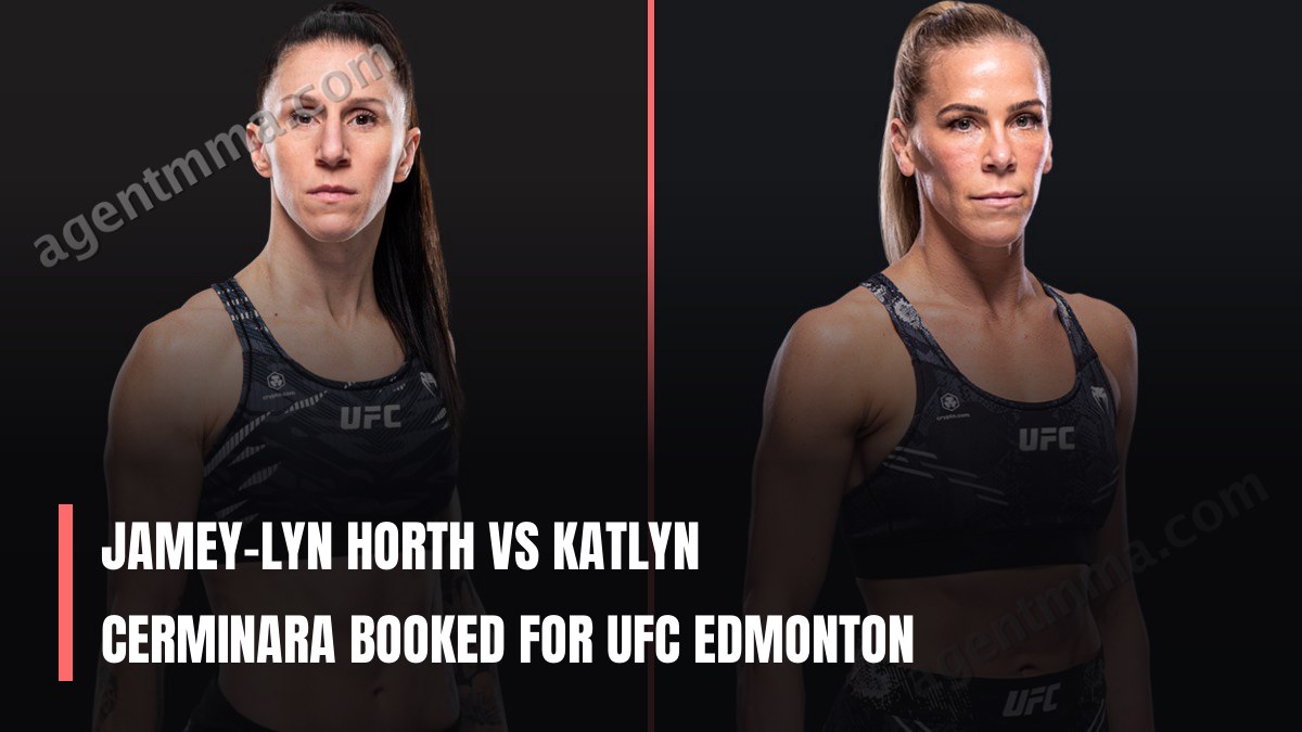 Jamey-Lyn Horth vs Katlyn Cerminara booked for UFC Edmonton