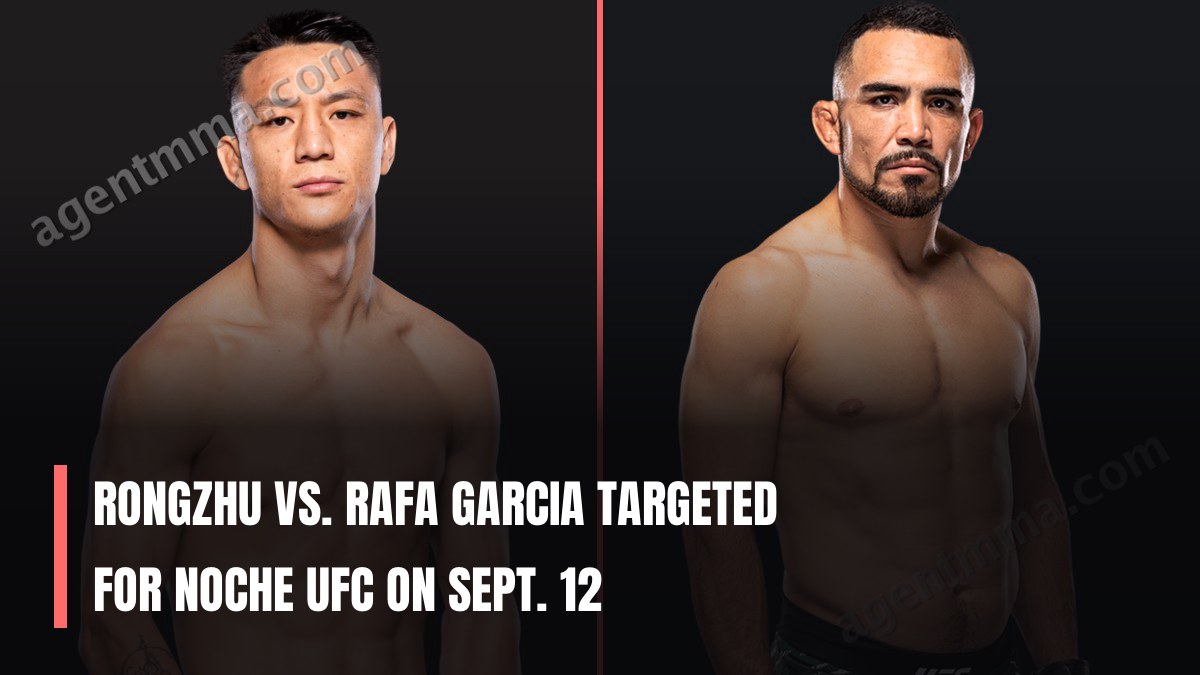 Rongzhu vs. Rafa Garcia direcionado para Noche UFC em 12 de setembro