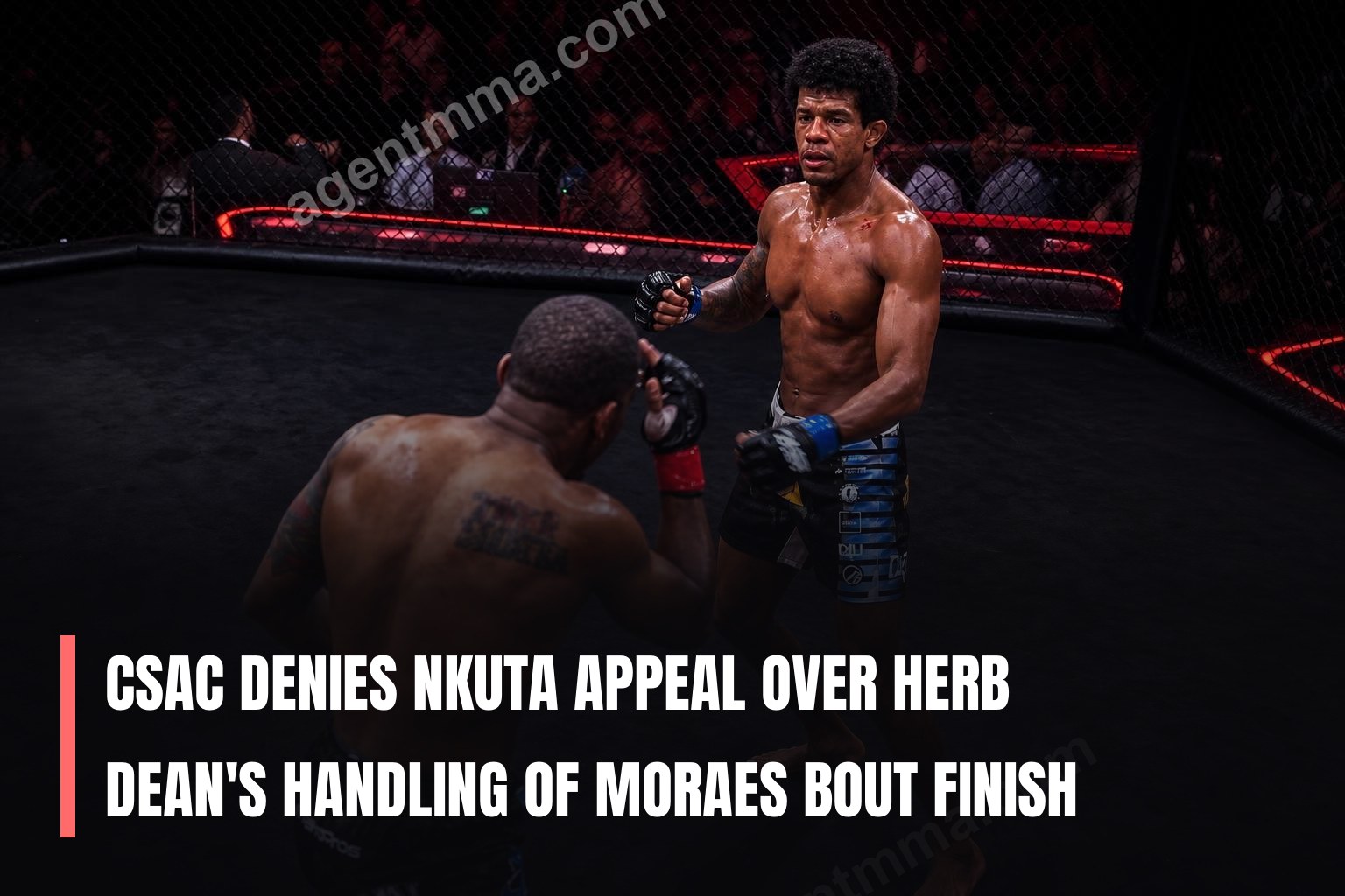 CSAC denies Nkuta appeal over Herb Dean's handling of Moraes bout finish