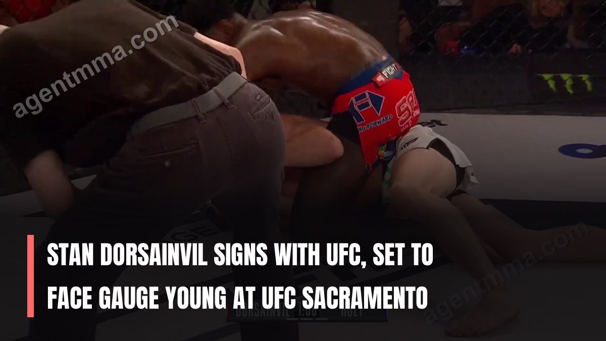 Stan Dorsainvil signs with UFC, set to face Gauge Young at UFC Sacramento