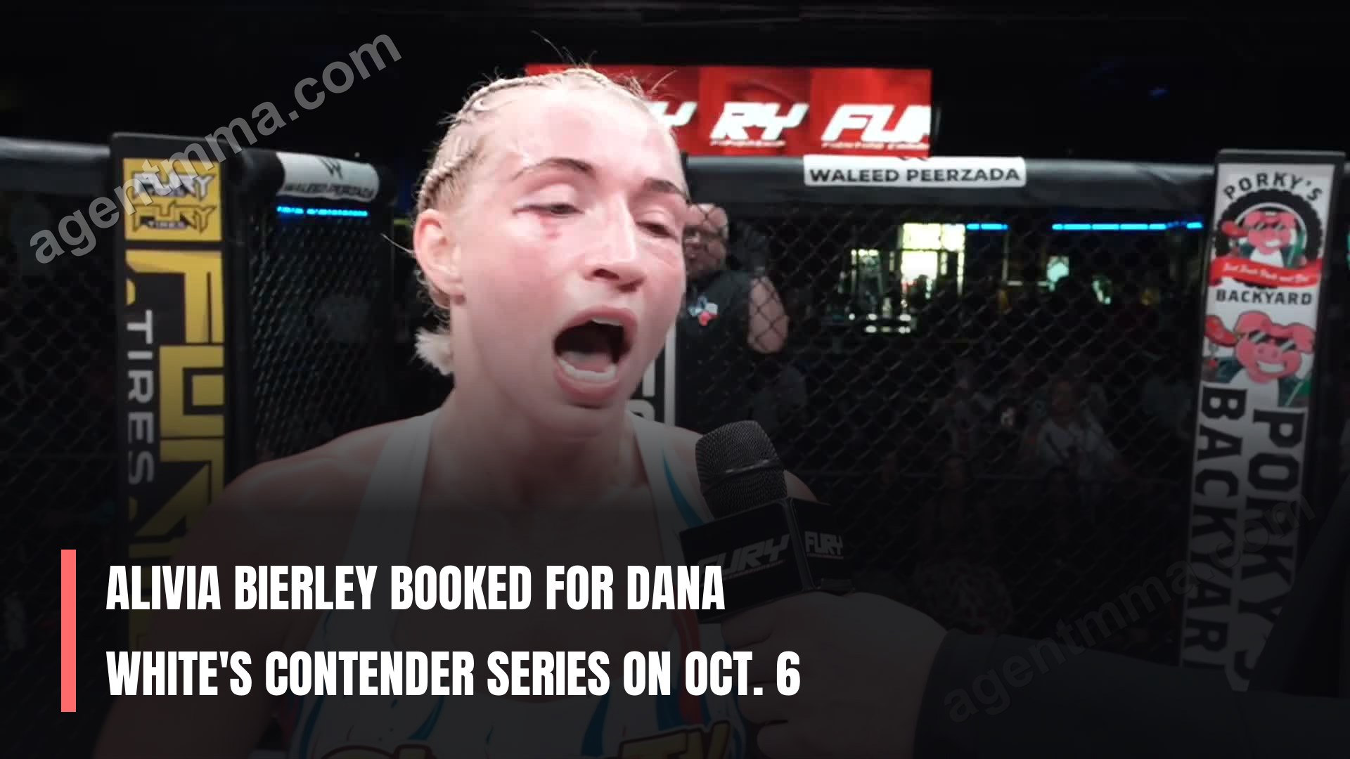 Alivia Bierley booked for Dana White's Contender Series on Oct. 6