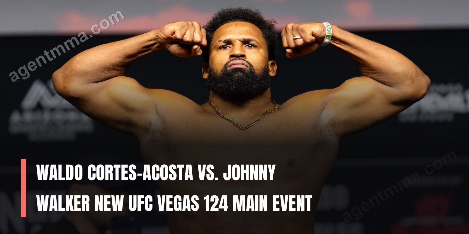 Уолдо Кортес-Акоста мен Джонни Уокер арасындағы жаңа UFC Vegas 124 басты жекпе-жегі