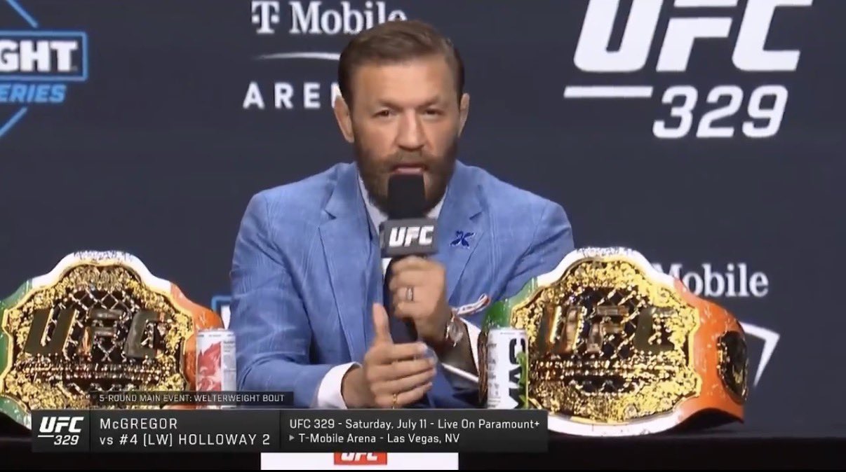 McGregor open to fighting Ian Machado Garry if Garry wins welterweight title at UFC 330