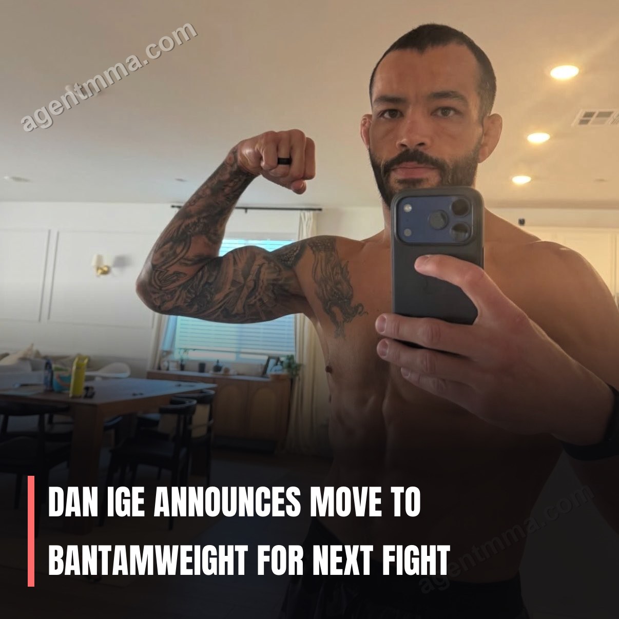 Dan Ige announces move to bantamweight for next fight