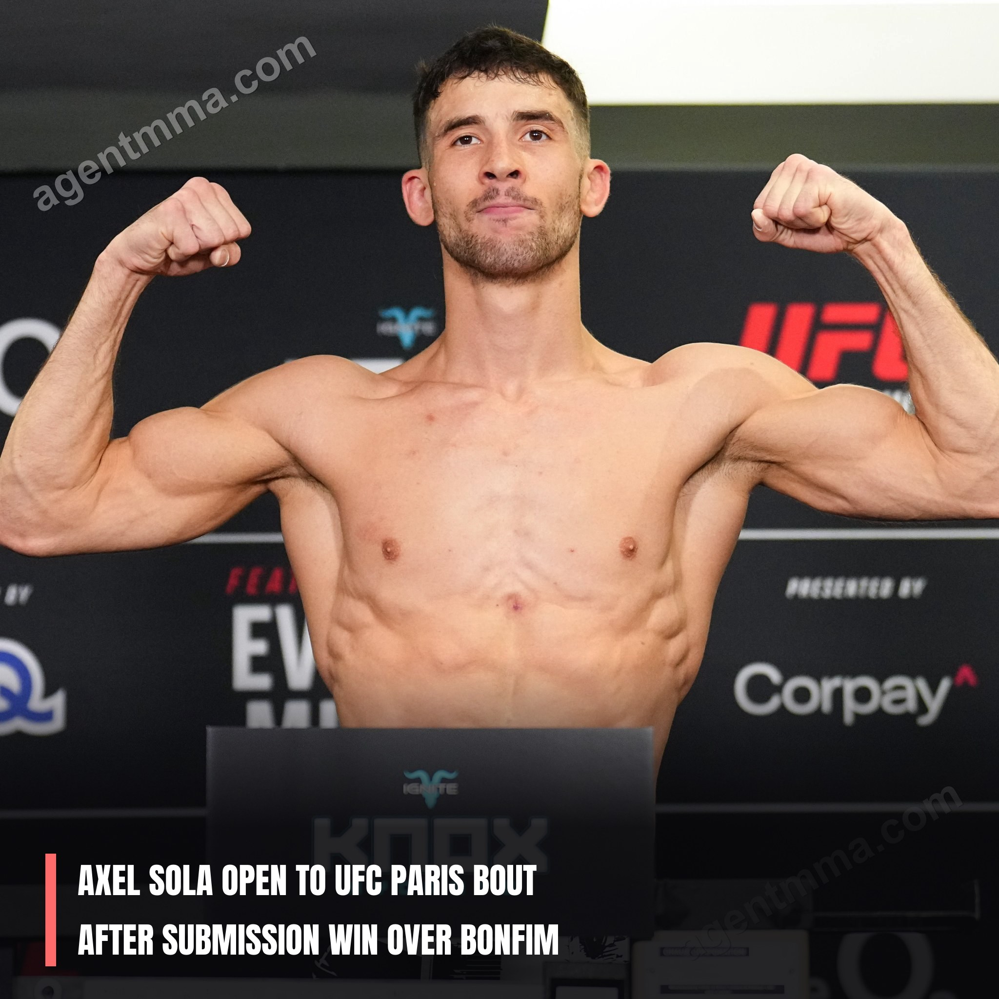 Axel Sola open to UFC Paris bout after submission win over Bonfim