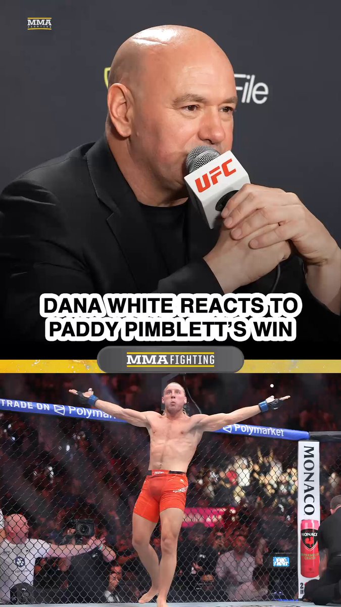 Уайт прокомментировал победу Пимблетта над Сент-Денисом сабмишеном на UFC 329