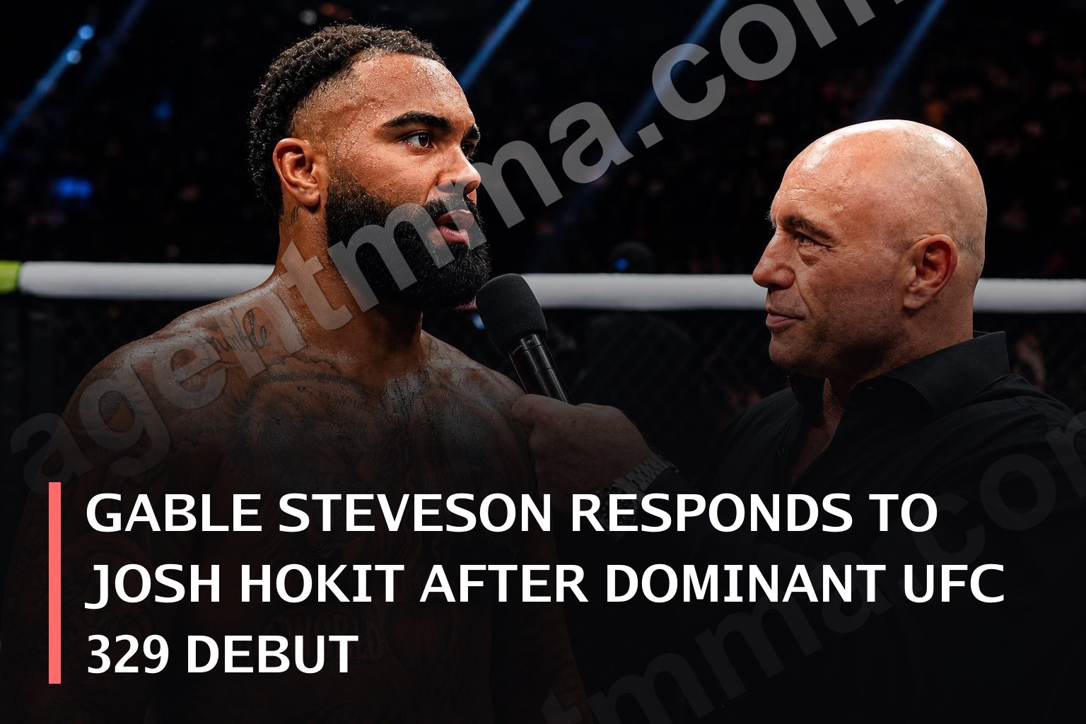Gable Steveson Responde a Josh Hokit Após Estreia Dominante no UFC 329