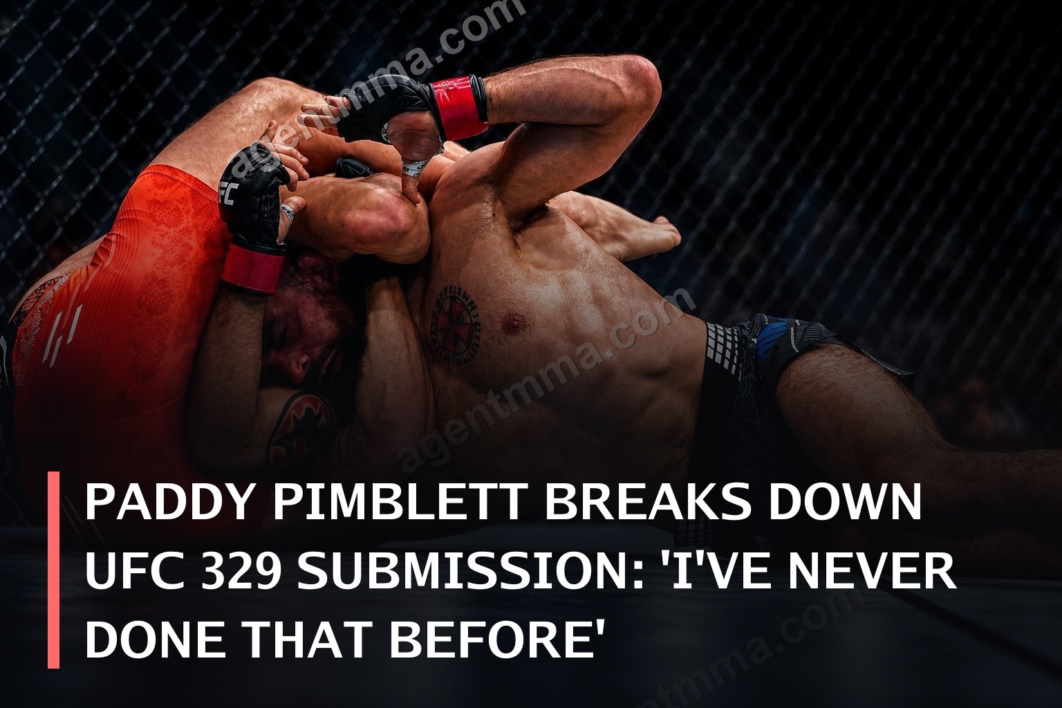 Paddy Pimblett Breaks Down UFC 329 Submission: 'I've Never Done That Before'