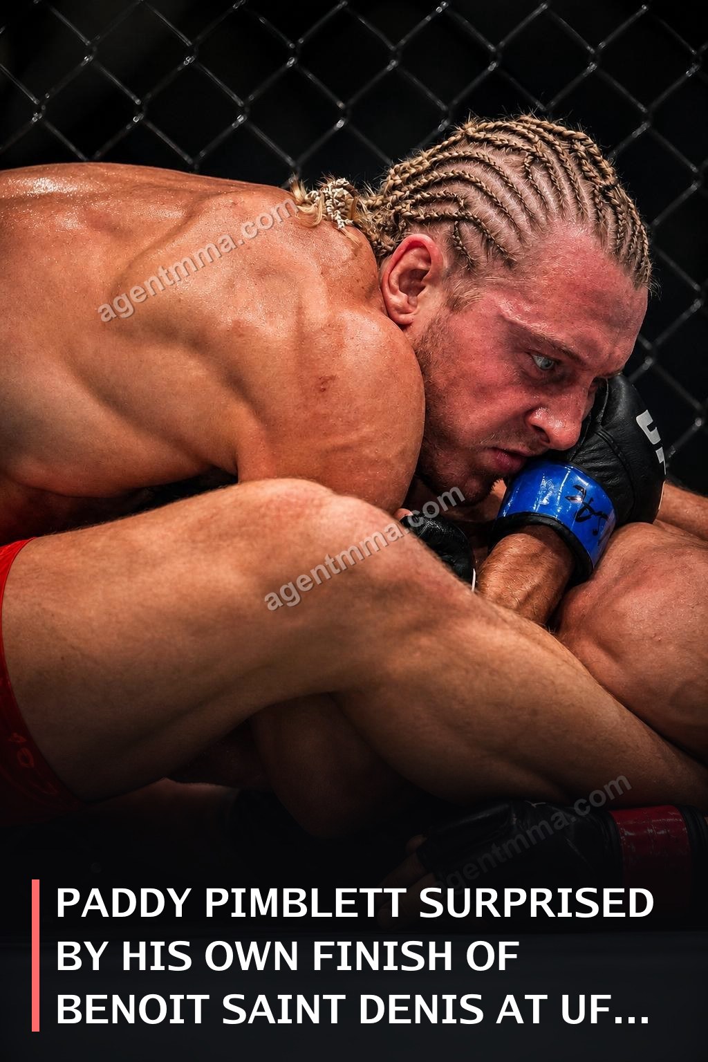 Paddy Pimblett Surprised by His Own Finish of Benoit Saint Denis at UFC 329
