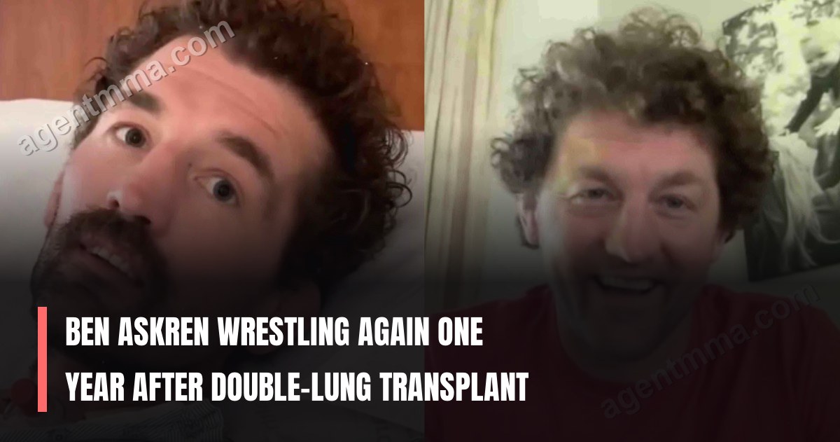 Ben Askren lucha de nuevo un año después de doble trasplante de pulmón