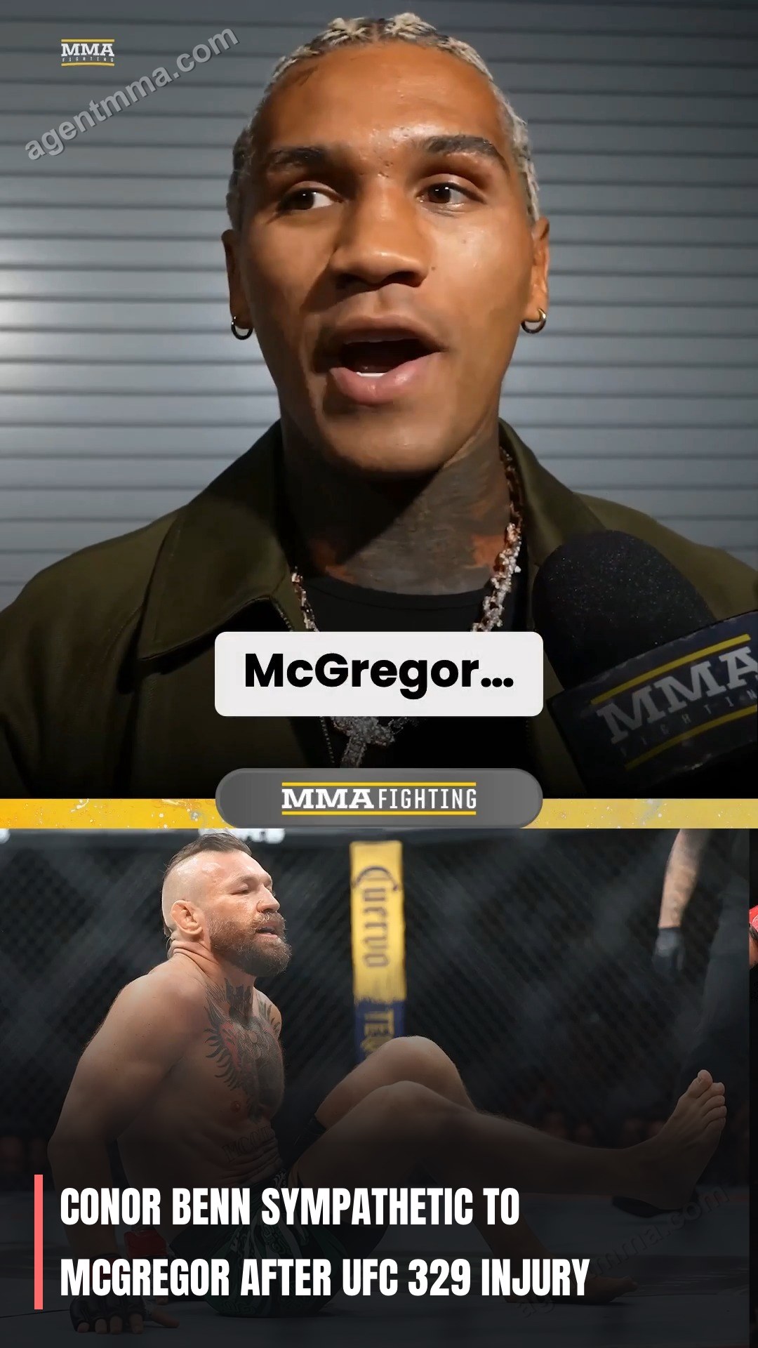 Conor Benn Sympathetic to McGregor After UFC 329 Injury