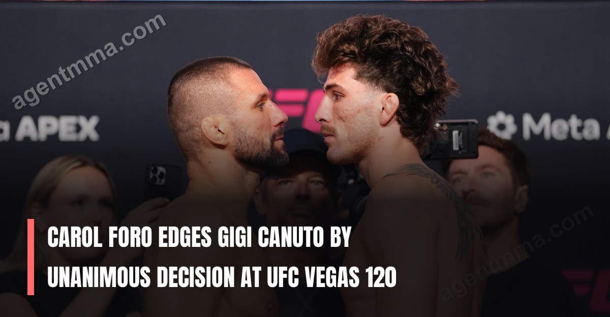 Carol Foro Vence a GiGi Canuto por Decisión Unánime en UFC Vegas 120
