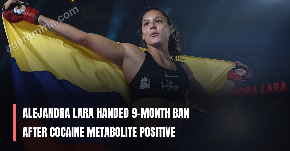 Alejandra Lara handed 9-month ban after cocaine metabolite positive