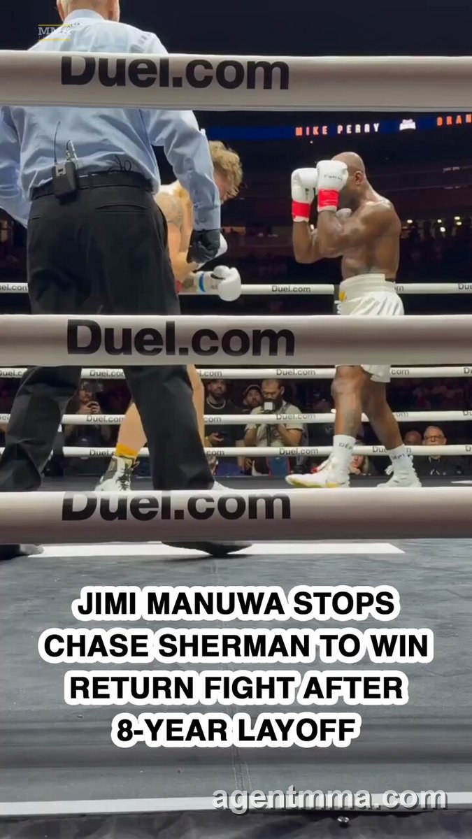 Jimi Manuwa arrête Chase Sherman en match de boxe à Duel Arena 1
