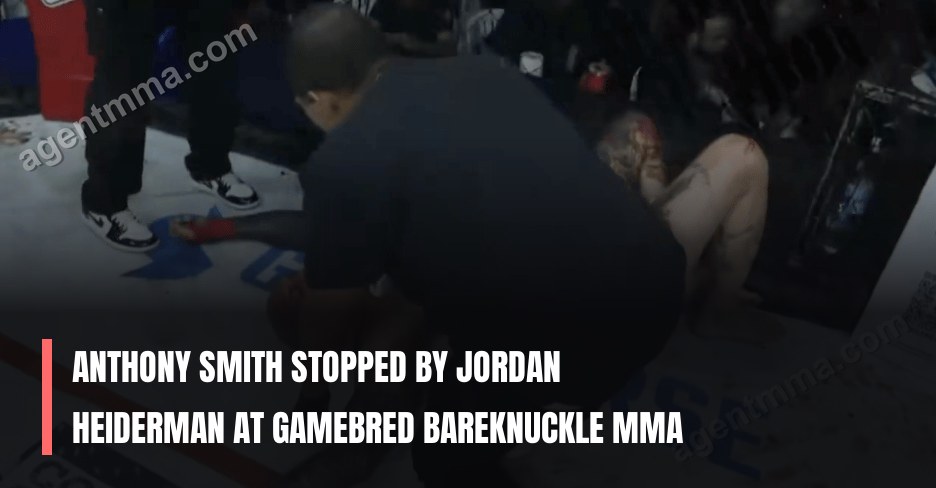 Anthony Smith Stopped by Jordan Heiderman at Gamebred Bareknuckle MMA
