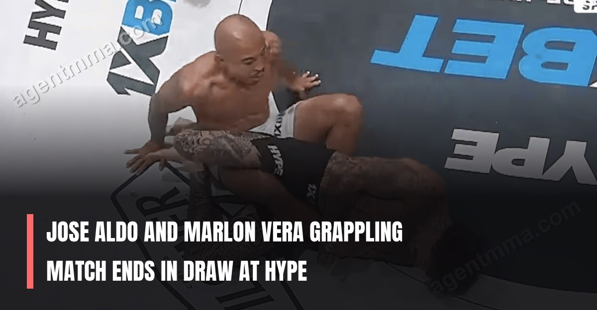 Jose Aldo and Marlon Vera grappling match ends in draw at Hype