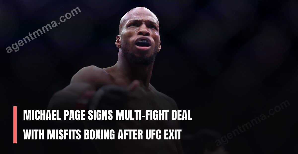 Майкл Пейдж подписал контракт на несколько боёв с Misfits Boxing после ухода из UFC