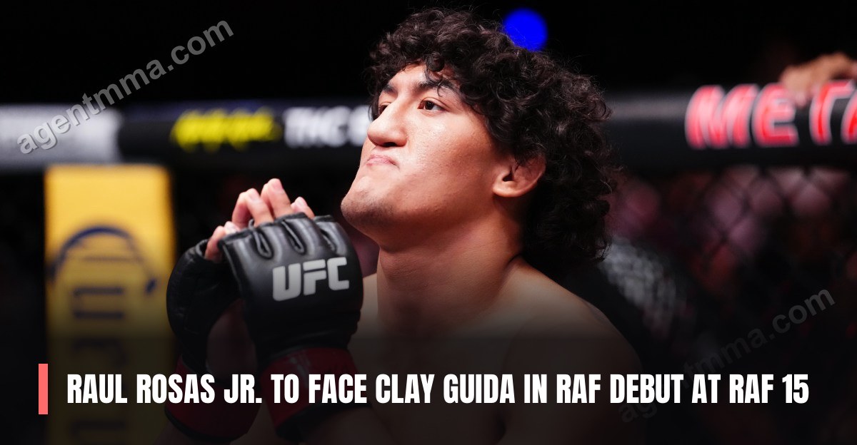 Raul Rosas Jr. affrontera Clay Guida lors de ses débuts à la RAF au RAF 15