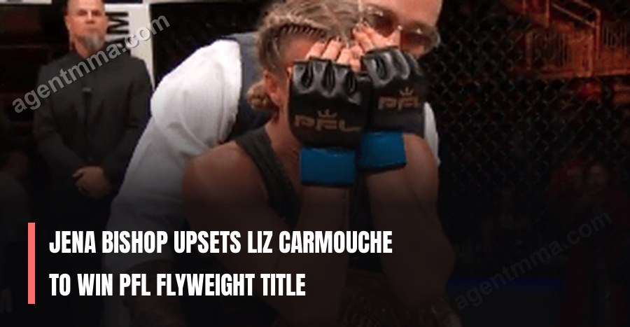 Jena Bishop crée la surprise en battant Liz Carmouche et remporte le titre des poids mouches de la PFL