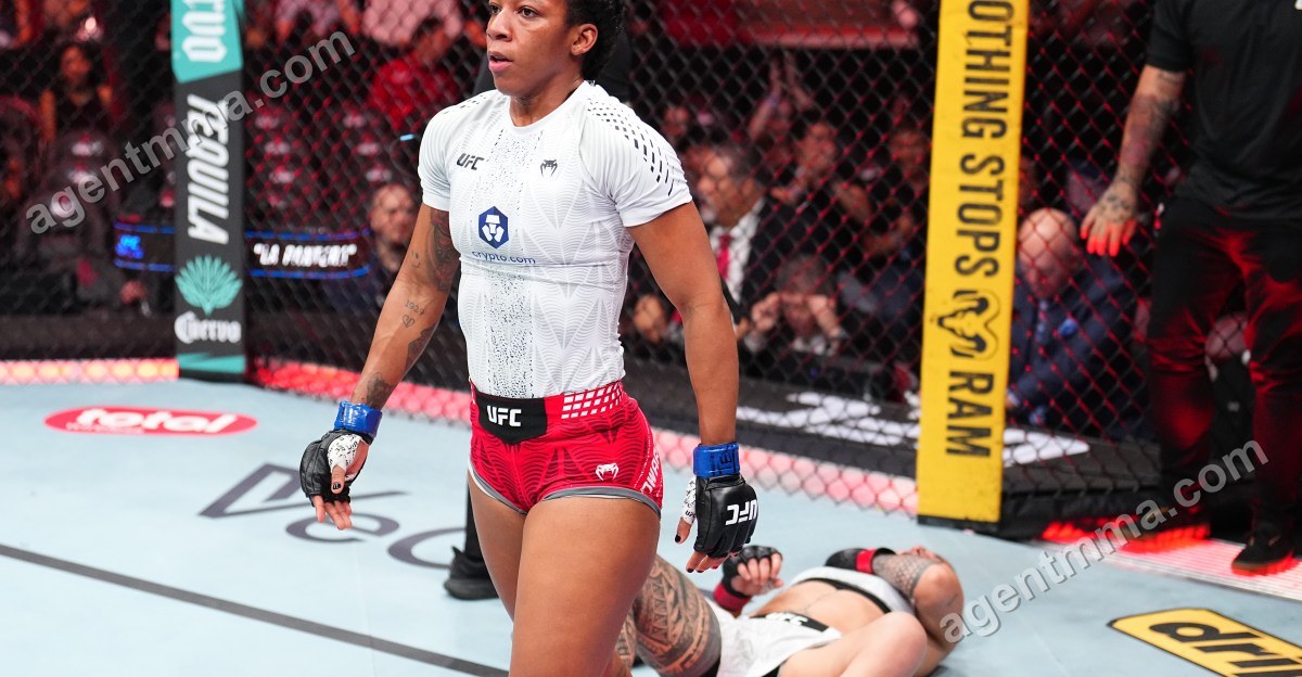 Joselyne Edwards designada como suplente para la pelea por el título entre Harrison y Nunes en UFC 334