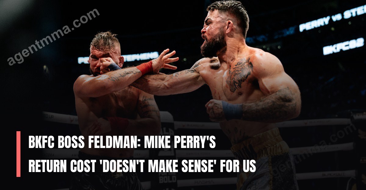 BKFC boss Feldman: Mike Perry's return cost 'doesn't make sense' for us