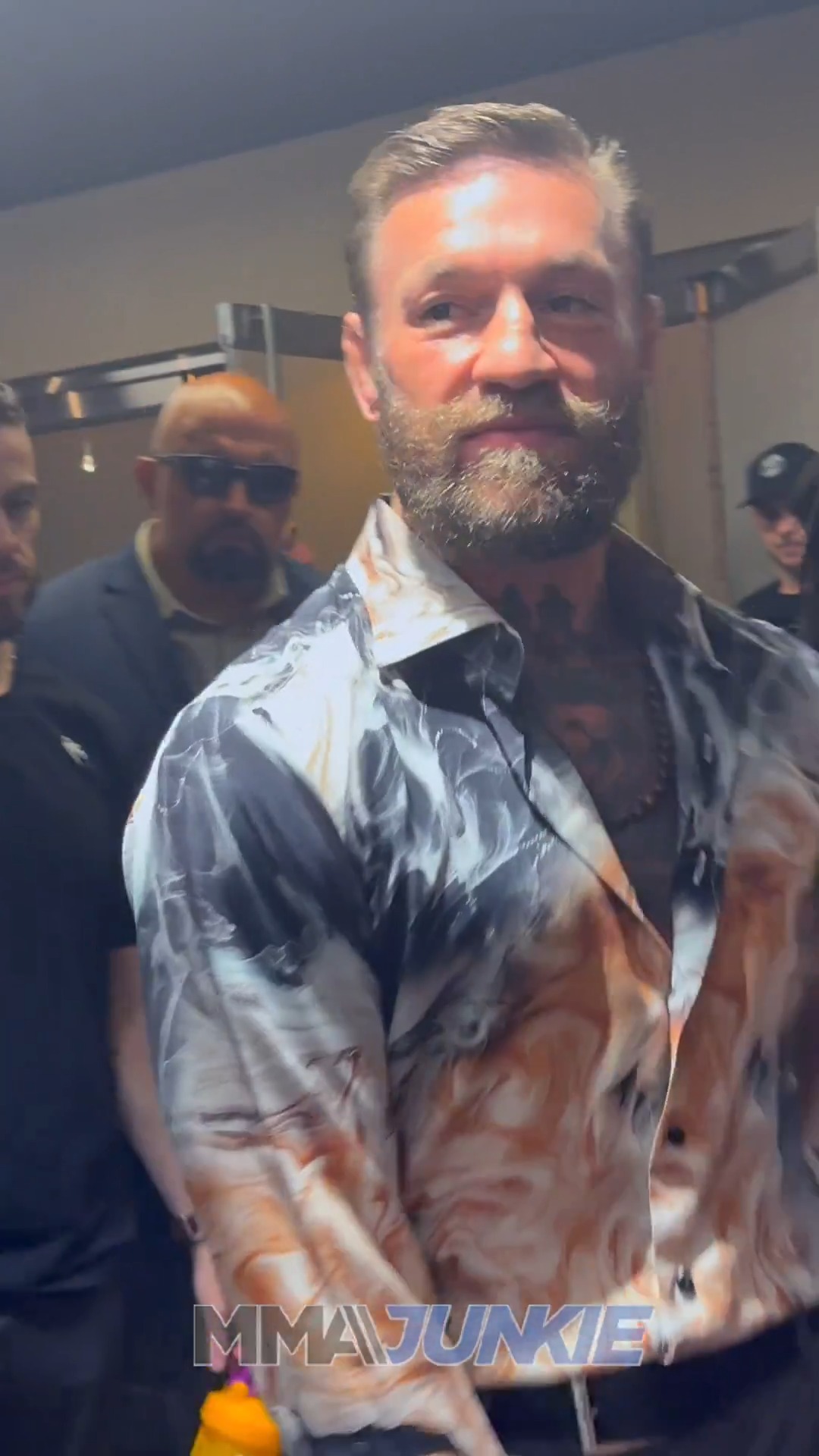 Conor McGregor checks in for UFC 329 fight week