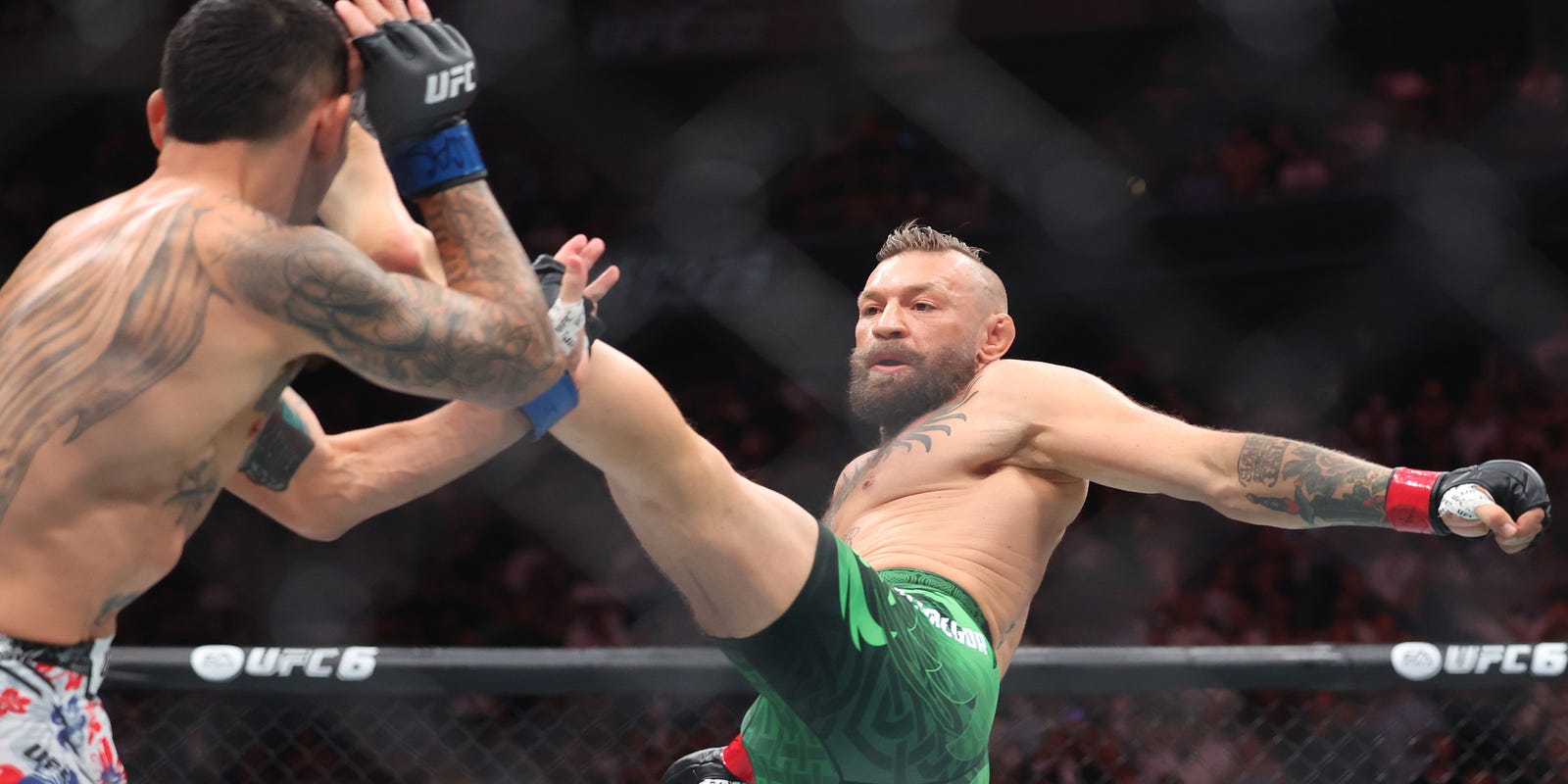 McGregor's coach says knee was never a problem before UFC 329 injury