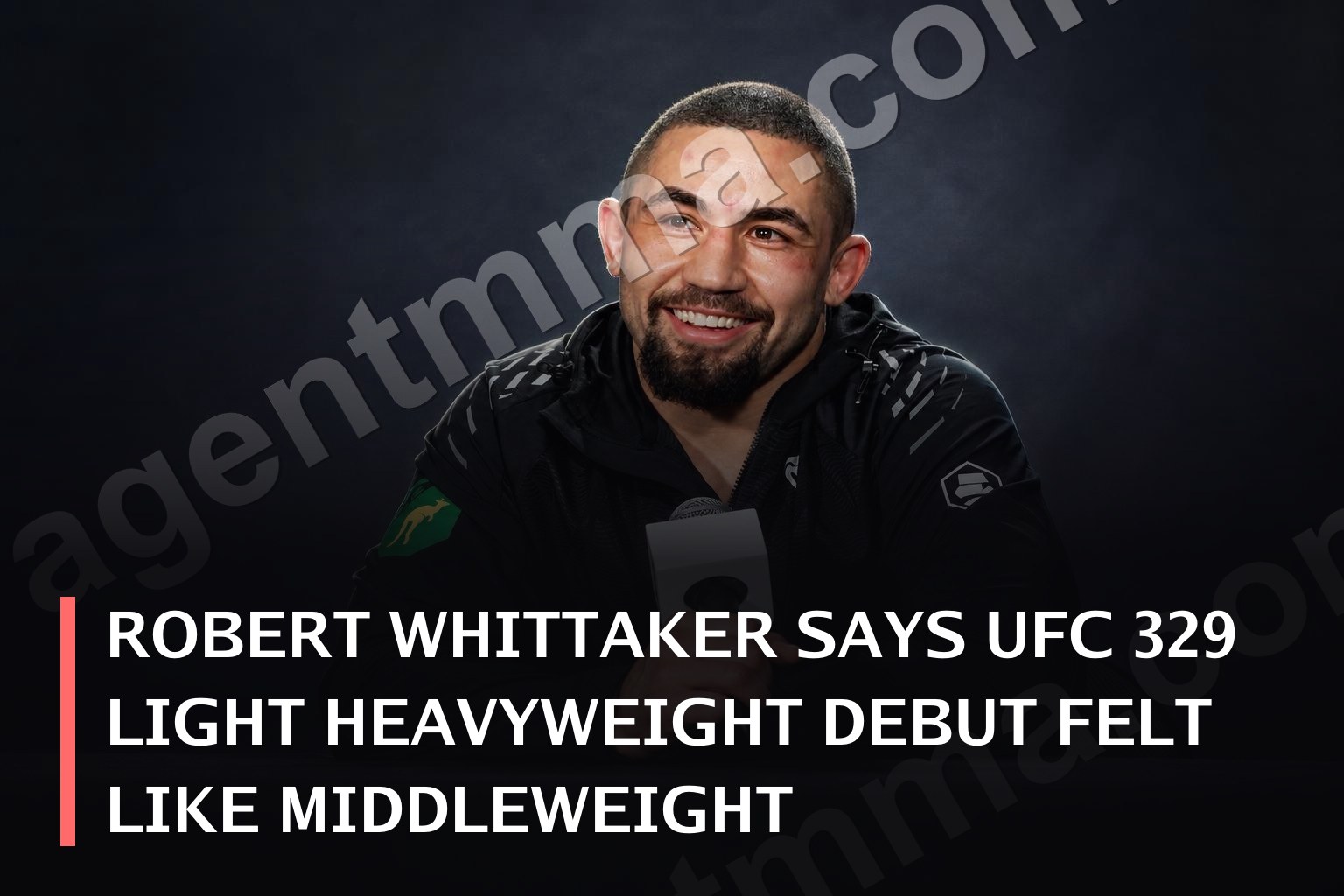 Robert Whittaker says UFC 329 light heavyweight debut felt like middleweight
