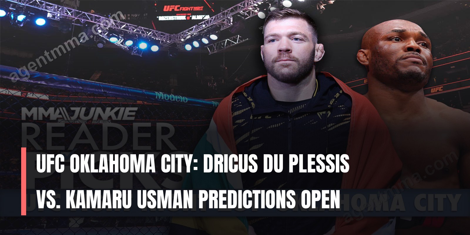 UFC Oklahoma City: predicciones de Dricus Du Plessis vs. Kamaru Usman abiertas