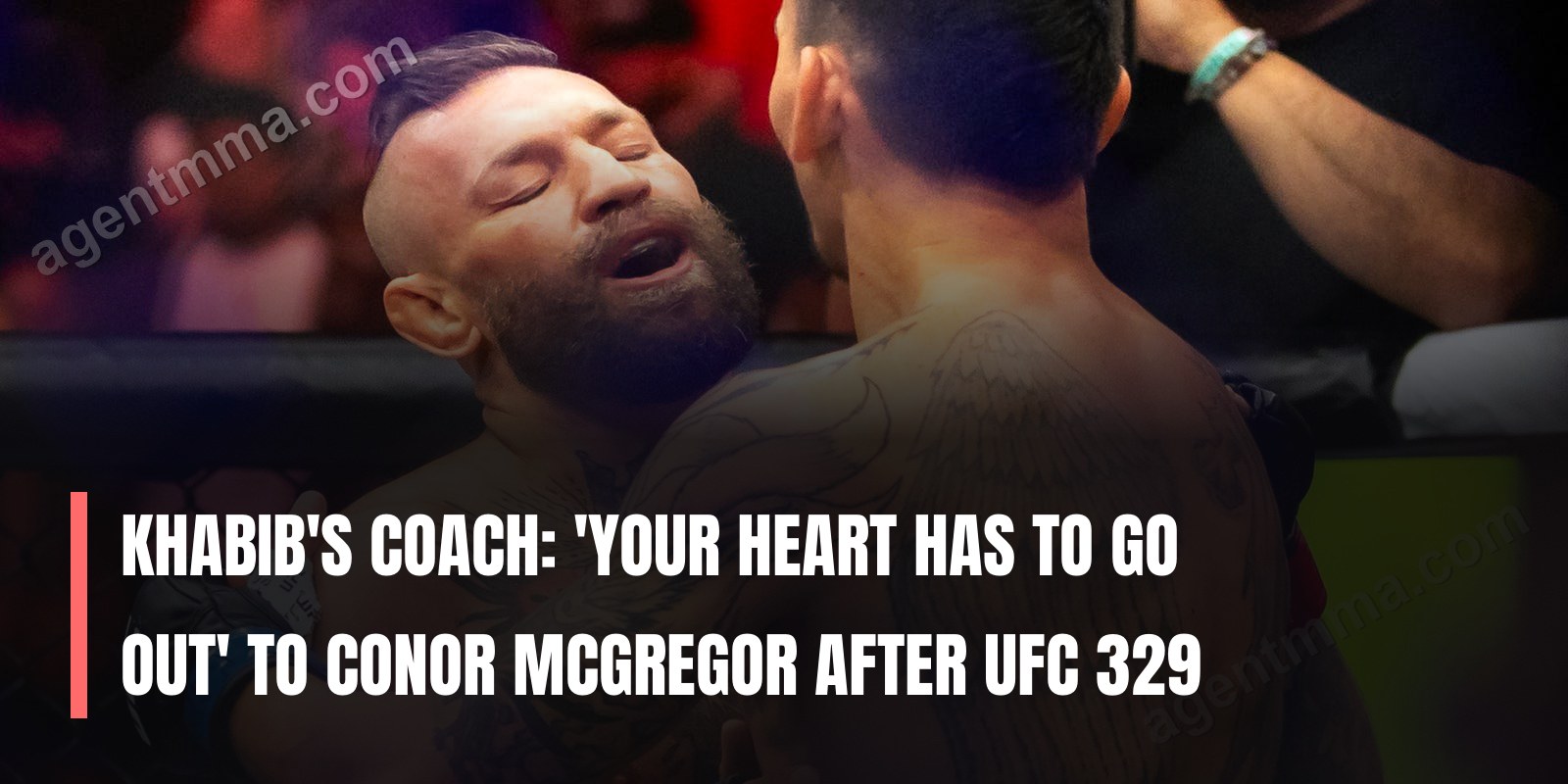 Khabib's coach: 'Your heart has to go out' to Conor McGregor after UFC 329