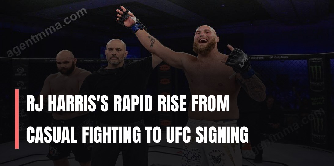 A ascensão rápida de RJ Harris das lutas informais ao UFC