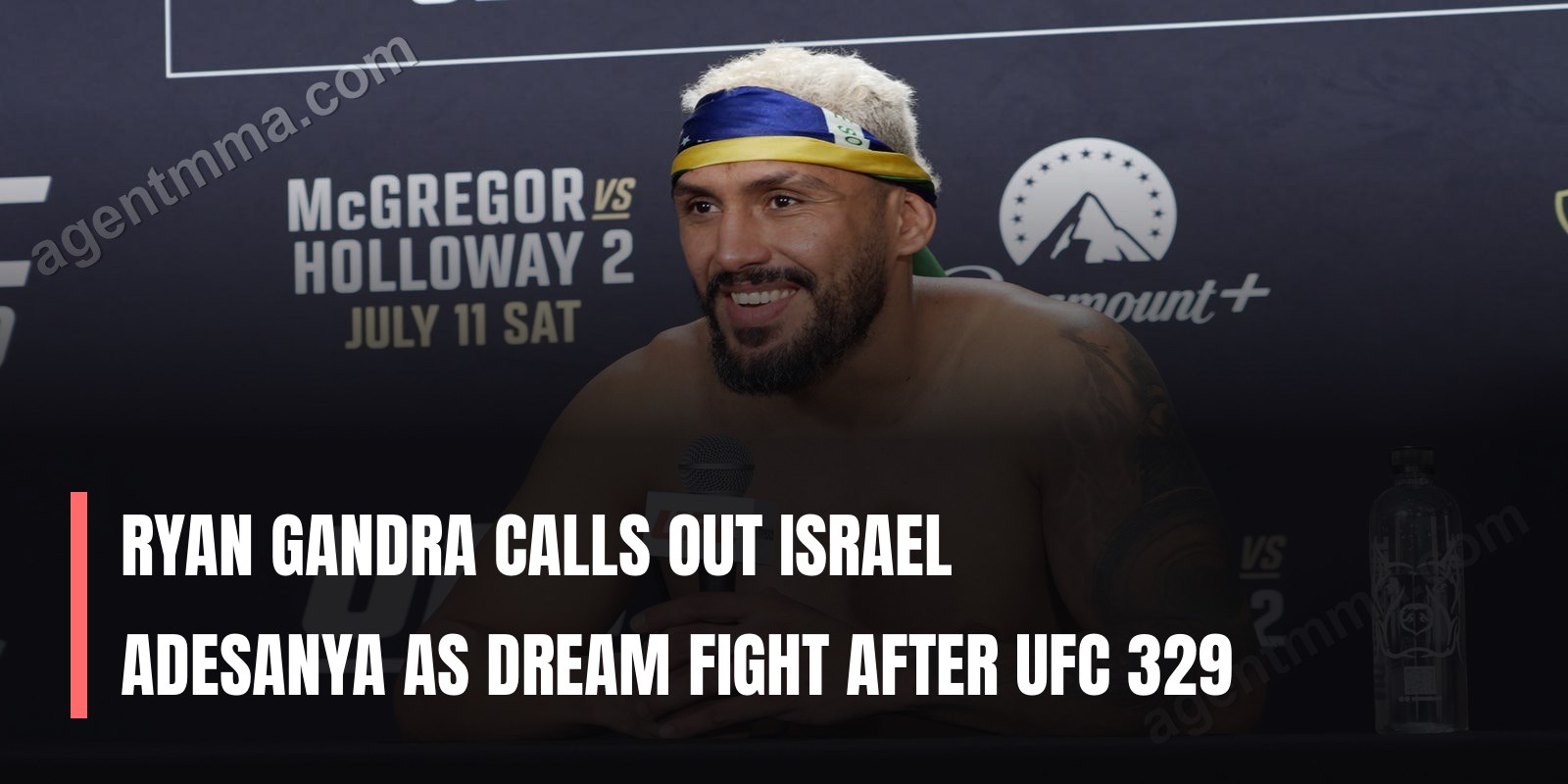 Ryan Gandra calls out Israel Adesanya as dream fight after UFC 329