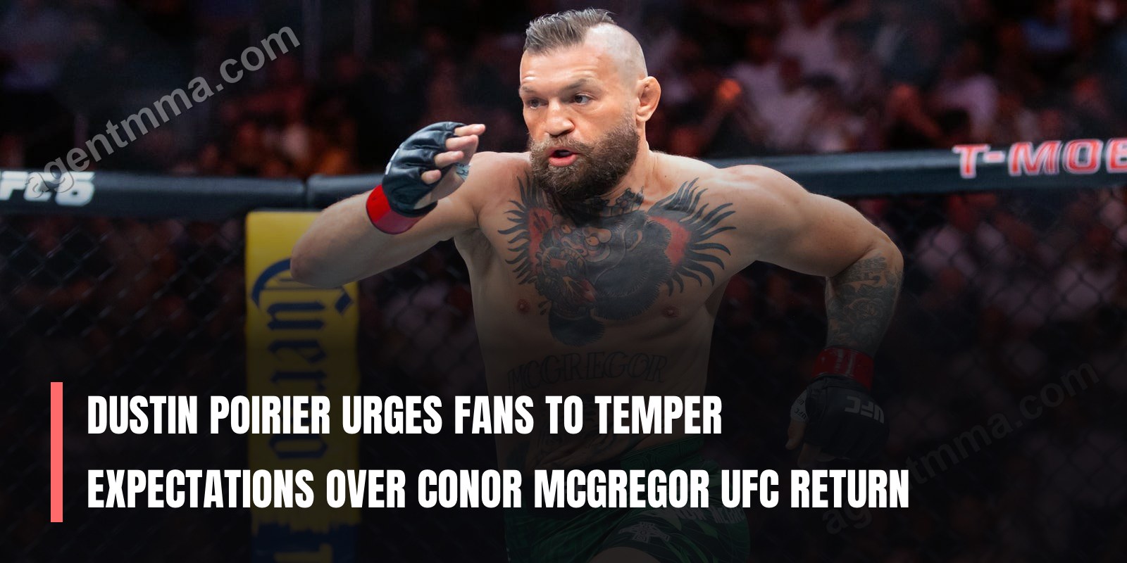 Dustin Poirier urges fans to temper expectations over Conor McGregor UFC return
