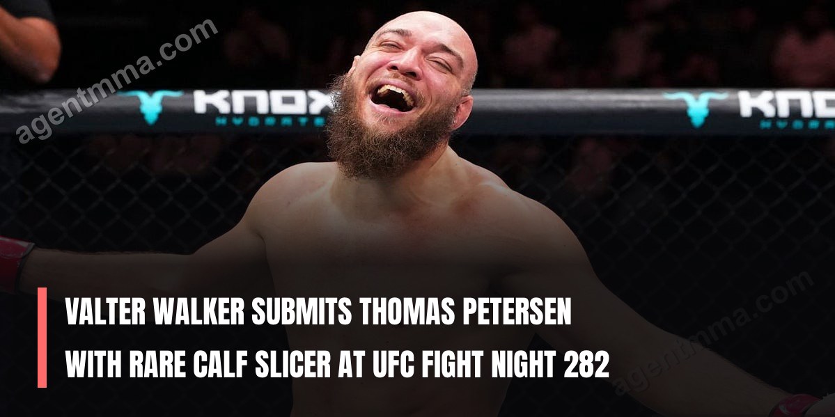 Walter Walker Vence com Calf Slicer, Empatando Recorde de Sequência de Finalizações no UFC em Cinco