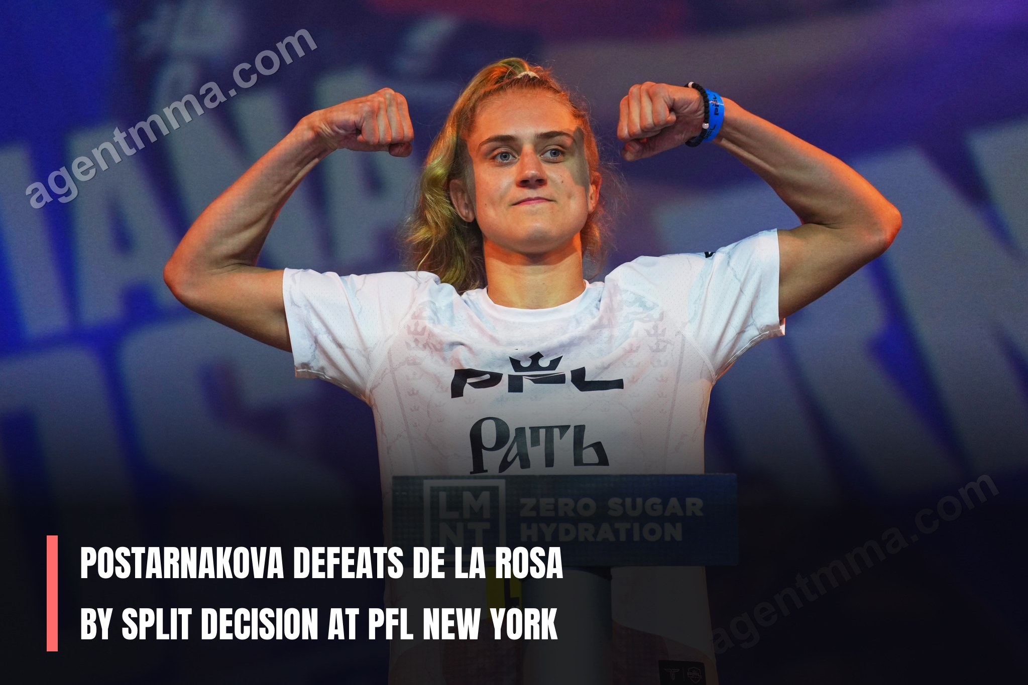 Postarnakova defeats De La Rosa by split decision at PFL New York