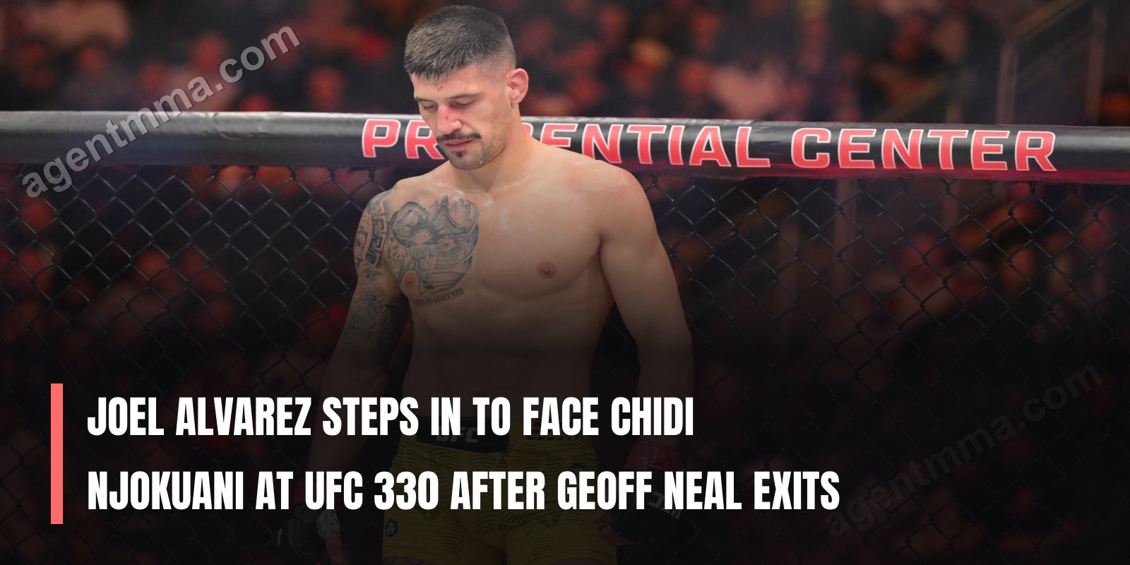 Joel Alvarez steps in to face Chidi Njokuani at UFC 330 after Geoff Neal exits
